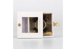 China Square Small Drawer Eyelash Packaging Box Cardboard With Window supplier