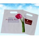 Plastic Shopping Bags With Handles , Custom Plastic Merchandise Bags for sale