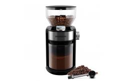 China Portable Electric Adjustable Burr Coffee Grinder Silver 240g Professional Coffee Maker supplier