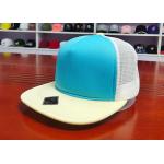 58cm Foam Snapback Hats 100% Multi Spandex Soft Mix Colors And Back Mesh 5 Panel for sale