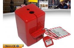 China ZC-D31 Polystyrene Electrical Plug Lockout , 110V / 220V / 550V Plug Lock supplier