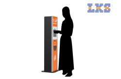 China 5 Inch LCD Display Free Standing Hand Sanitizer Wall Dispenser supplier