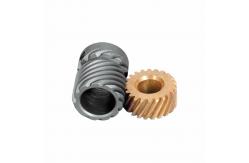 China Worm - Worm Gear Pair Helical Tooth Meshing For Zigzag Sewing supplier