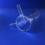 Corrosion Resistant Chemical Glassware Quartz Glass Fittings With Quartz Valves for sale