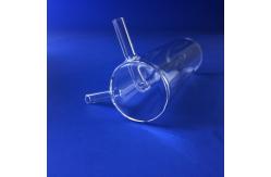 China Quartz Apparatus Chemical Glassware Quartz Glass Fittings With Quartz Valves supplier