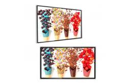 China Wifi 1080P LCD Wall Mounted Digital Signage 75 Inch Full HD Picture Resolution supplier