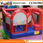 0.55mm PVC Tarpaulin Inflatable Jumping Castles / Princess Castle Bouncer for sale