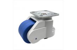 China GD150F Ultra Heavy-Duty Plate Mount Leveling Caster 1500kg Capacity Nylon Wheel & Base supplier