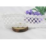 Vintage Delicate Crochet Floral Lace Trim 100 % Cotton For Bridal Veil / Baby's Shirt for sale