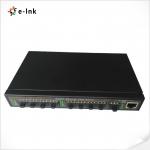 Managed Fiber Switch 8 Port 100M SFP With 1 Port 1000M SFP / TP Combo Uplink for sale