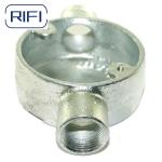 20mm Through Way Circular Junction Box For Surface Mounting BS4568 Standard