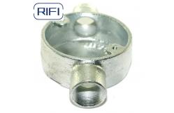 China 20mm Through Way Circular Junction Box For Surface Mounting BS4568 Standard supplier