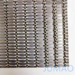 Decorative Flat Architectural Wire Mesh Panels Brass Chrome Finish
