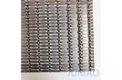 China Decorative Flat Architectural Wire Mesh Panels Brass Chrome Finish supplier