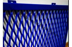 China Aluminum Expanded Metal Mesh For Cladding , Frame Expanded Metal Screen Facade supplier