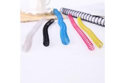 China Stationery PVC PET Plastic Spiral Single Wire Coil For Notebooks supplier