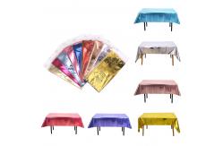 China Rectangle Disposable Spandex Printed Tablecloth supplier