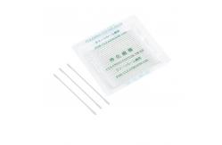China Cleanroom Lint Free 75mm Double Tips Paper Stick Cotton Tipped Swabs supplier