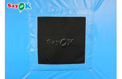 China Mobile Oxford Inflatable Paint Spray Booth With Logo Printing supplier
