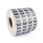 BOPP UV Printing Custom Barcode Labels In Rolls , weatherproof QR code labels for sale