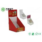 Easy Assembly Retail Corrugated Paper PDQ Display Boxes Custom Made Logo Printing for sale