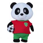 Adorable Animated Plush Christmas Toys Panda Shape PP Cotton Filling for sale