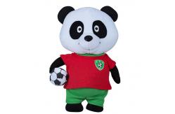 China Adorable Animated Plush Christmas Toys Panda Shape PP Cotton Filling supplier