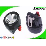 Black Color Coal Mining Cap Lights IP67 Waterproof 2.8Ah Rechargeable Li - Ion Battery for sale