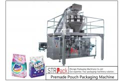 China Powder / Granules Premade Pouch Packaging Machine High Efficiency With Linear Weigher supplier