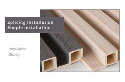 China Wood Substitute WPC Louvered Fluted Wall Panels Elegant Versatile supplier