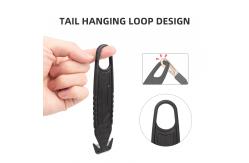 China Plastic Handle Material Safely Compact 15g Box Carton Opener Cutter with Hidden Blade supplier