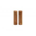 Press Pop Recyclable 5g Labeling Bamboo Lip Gloss Tubes for sale