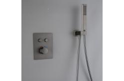 China Concealed Tap Bath Shower Mixer Set Matte Black Wall Mounted supplier
