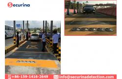 China 5000*2048 Pixels UVSS System 100W Auxiliary Light Under Vehicle Surveillance Machine supplier