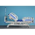 3Function Manual Hospital Bed With Folding Cot Sides ABS Head/Foot Board for sale