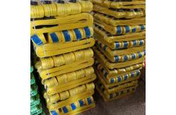 China 3T Polyester flat webbing sling, Yellow, different length supplier