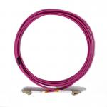 Indoor LC PC Duplex Fiber Optic Multimode Patch Cord 3.0mm for sale