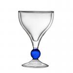 Custom 200ml Double Wall Insulated Borosilicate Glass Cup for sale