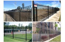 China Galvanized Steel Wire Mesh Fence Panels Picket Tubular For Boundary Wall supplier