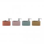 China 2N1 Sand Stone Soap Dispenser and Cleaning Ball Kitchen Utensil Caddy for Liquid Hand Soap manufacturer