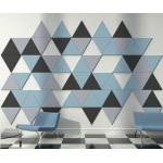 Eco Friendly Felt Polyester Fiber Acoustic Panel 9mm 12mm for sale