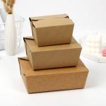 Flexo printing In Bulk Sushi Paper Box Food Delivery Box With Lid