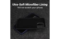 China Embossed Logo PU Leather Phone Case Shockproof for IPhone 15 Pro Max supplier