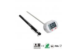 China Swiveled LCD Head Quick Read Thermometer , Waterproof Meat Thermometer Light Weight supplier
