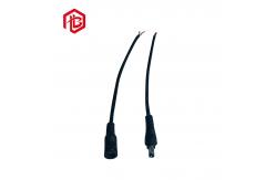 China DC5521 Male And Female Transparent Butt Socket Car LED Waterproof Connector supplier