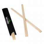Takeaway Serving Chopsticks , Paper Packaging Holding Sushi Sticks Bamboo for sale