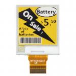 1.54 Inch 200*200 E-Paper Price Tag display, ESL E-Ink Black, White And Yellow Three-Color Eink Screen for sale