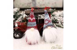 China Handmade Halloween Christmas Ornaments Plush Gnomes For Xmas Tree supplier