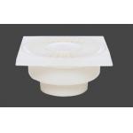 Straight ABS Floor Drain 100 X 100 X 50 Mm Abs Floor Trap White for sale