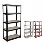 5 Tiers Heavy Duty Boltless Rack  Boltless Metal Shelving Garage Metal Shelving Unit for sale